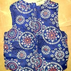 Girls Gymboree Puffer Vest.  Size 5-6
